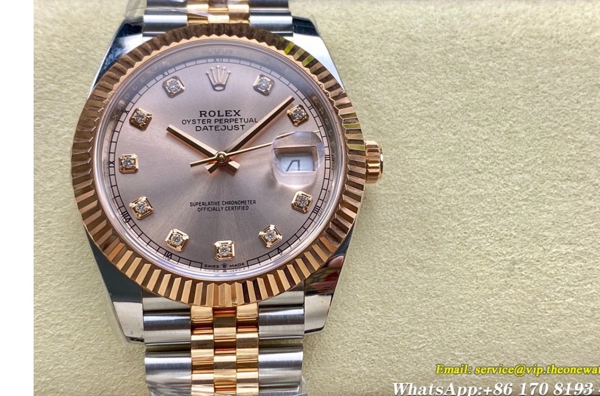 RG Datejust SS ARF 126331 SH3235(Tungsten Heavy 41mm Jub Version) Champagne Dia 0312